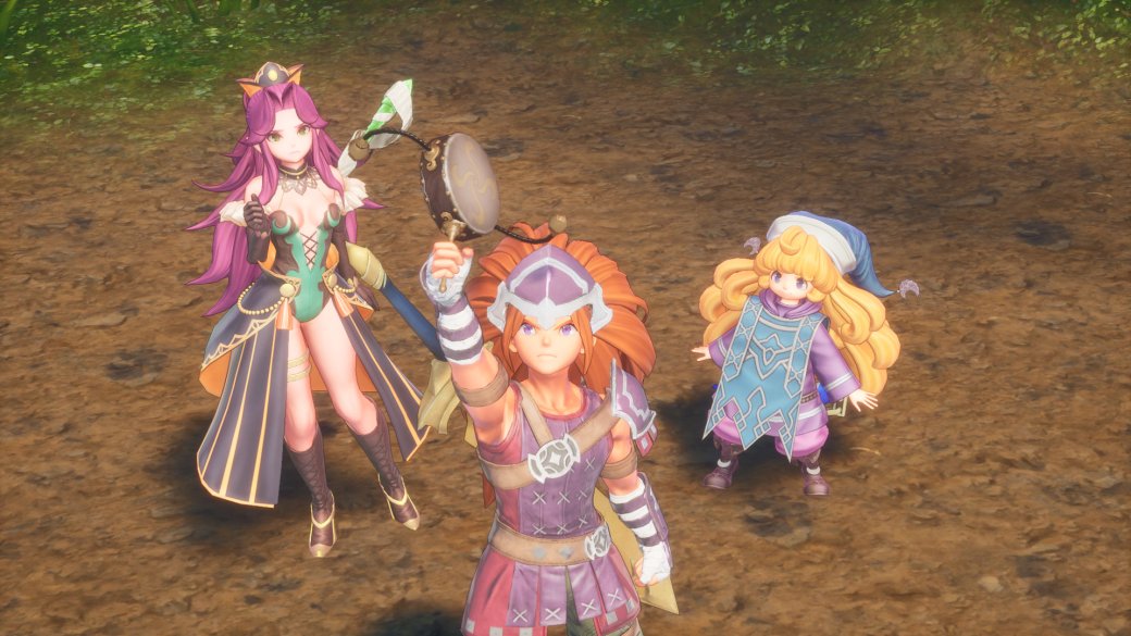 Фрагмент игры Trials of Mana