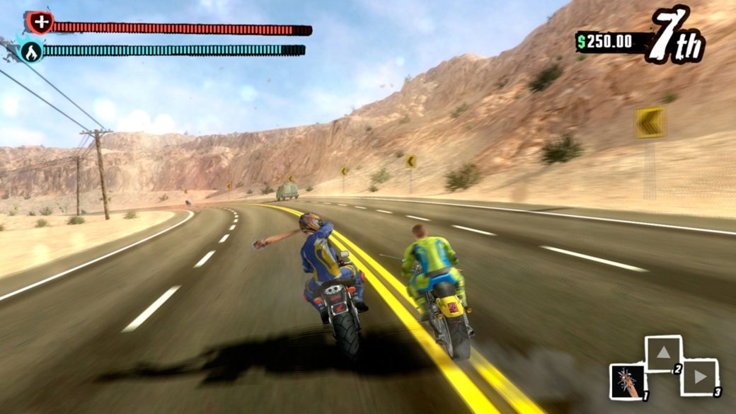 Road Redemption изо всех сил косит

под Road Rash, но получается так себе.