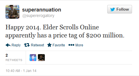 Разработка The Elder Scrolls Online обошлась в $200 млн — фото 1