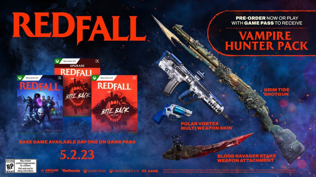 Опубликованы минимальные системные требования экшена Redfall от Arkane — фото 1