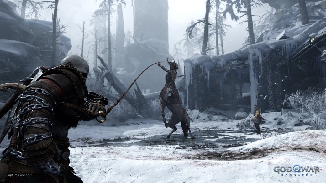 Авторы God of War Ragnarok показали скриншоты с Фреей и взрослым Атреем — изображение 5