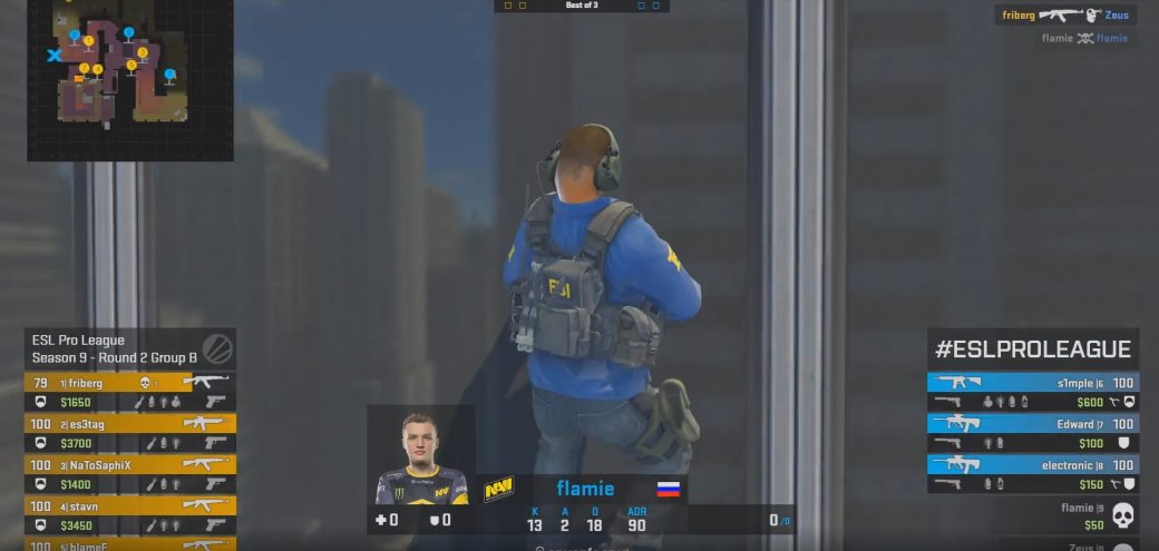 Vertigo уже давно появилась в CS:GO, но люди все еще падают. В этот раз не повезло игроку NAVI — фото 1
