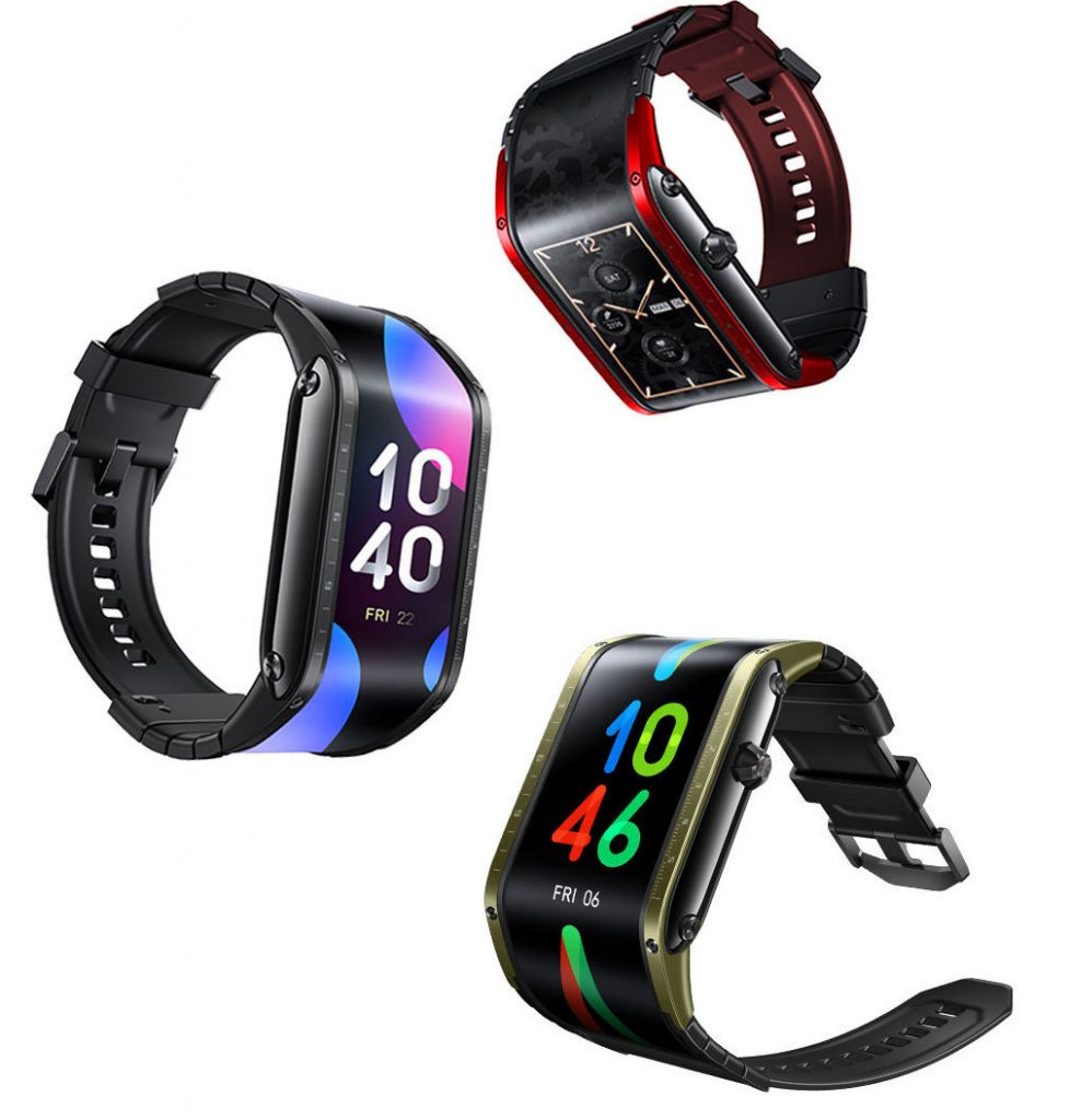Смарт-часы Nubia Watch получили изогнутый корпус и огромный экран — фото 1
