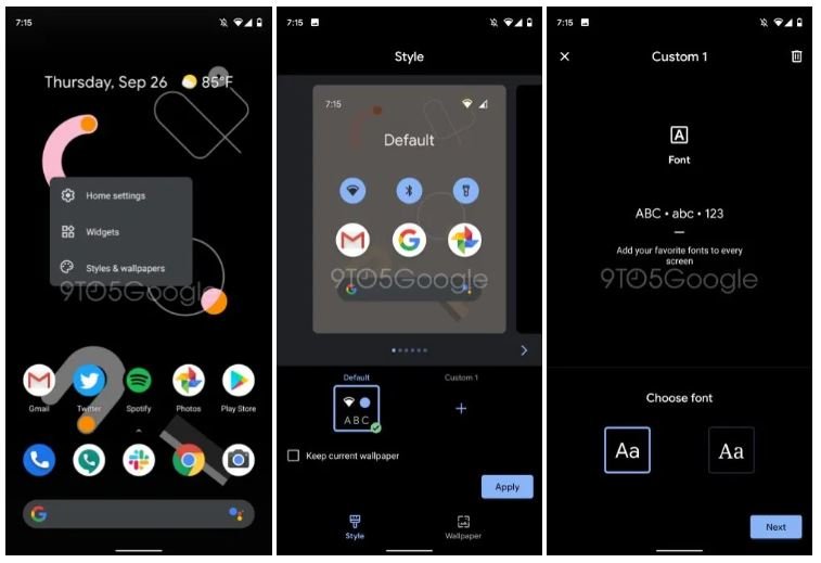 Галерея В смартфонах Google Pixel 4 позволят менять внешний вид Android 10 - 2 фото
