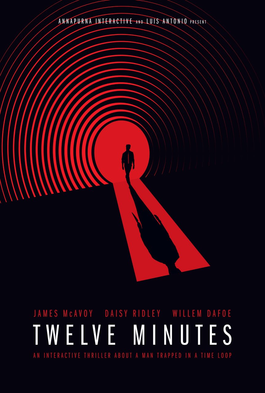Появился постер интерактивной игры 12 Minutes с Джеймсом Макэвоем и Дейзи Ридли — фото 1