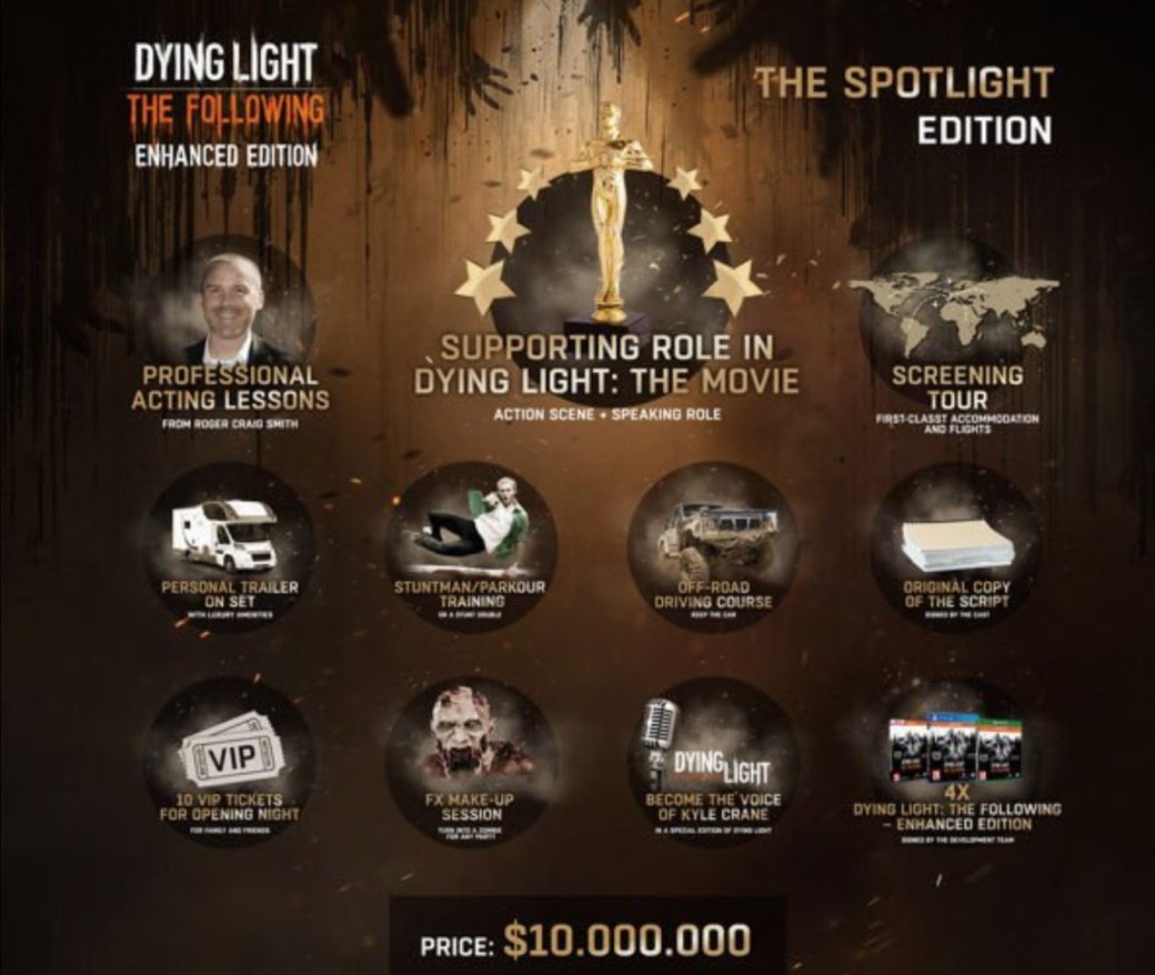 Галерея Самая дорогая версия Dying Light: The Following стоит $10 млн - 2 фото