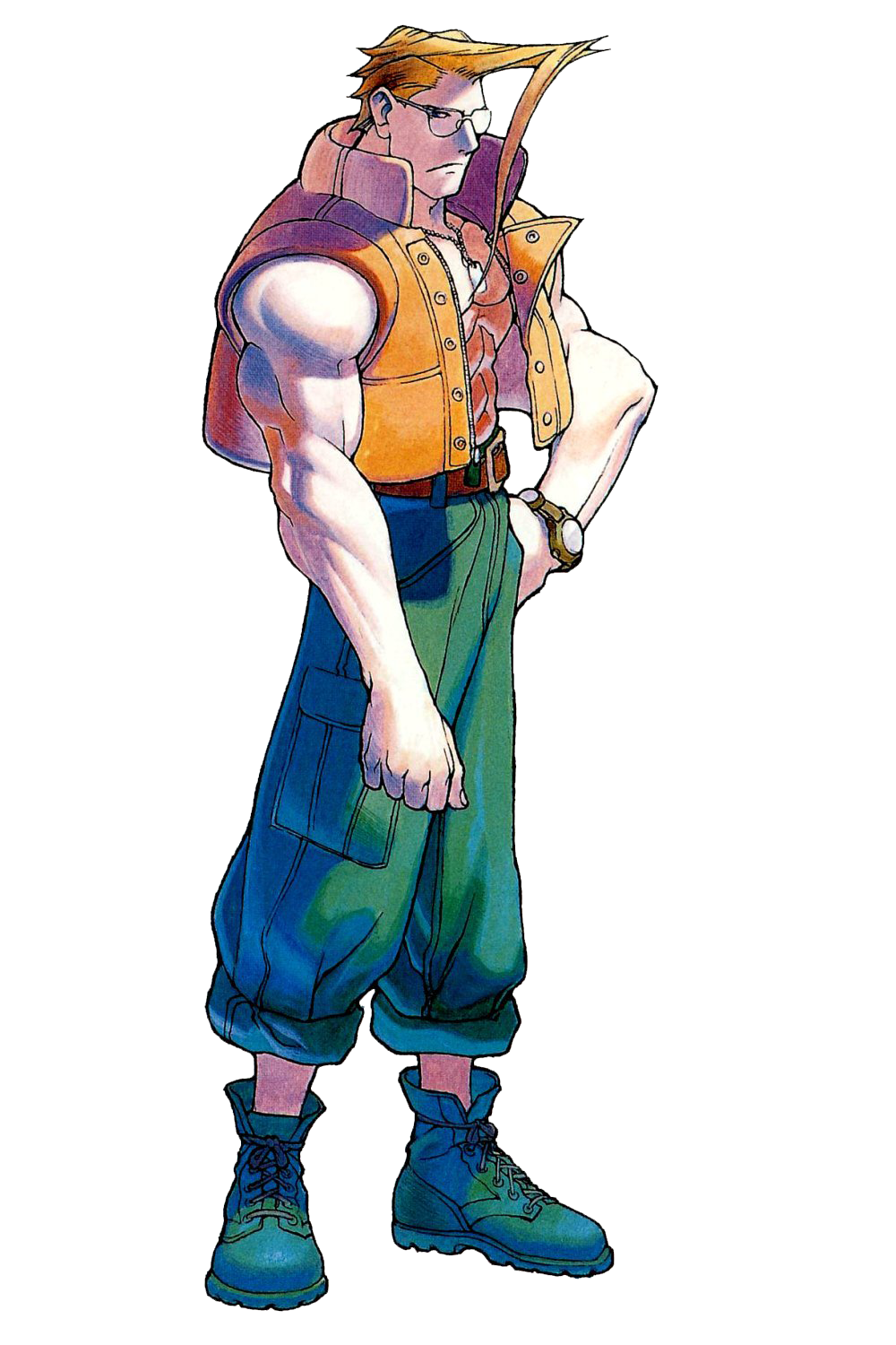 Чарли Нэш из Street Fighter Alpha 3