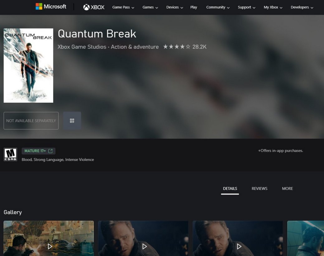 Quantum Break от Remedy больше нельзя купить в магазине Steam — изображение 2