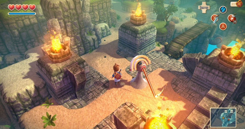 Игра Oceanhorn: Monster of Uncharted Sea
