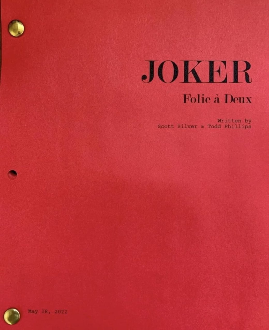 Галерея Тодд Филлипс подтвердил работу над продолжением «Джокера» и показал рабочее название - 2 фото