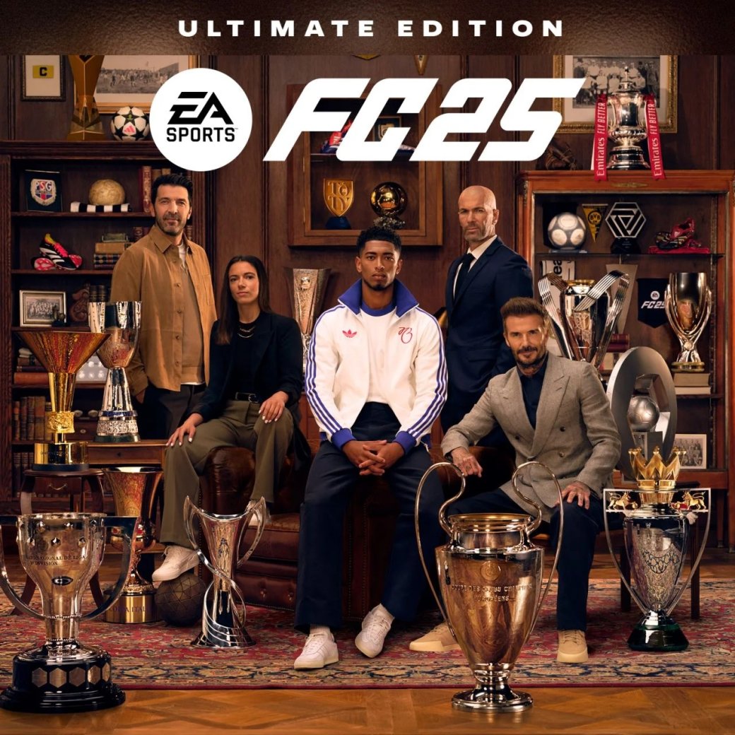 EA Sports опубликовала обложку FC 25 с Дэвидом Бэкхемом и Джанлуиджи Буффоном — фото 1