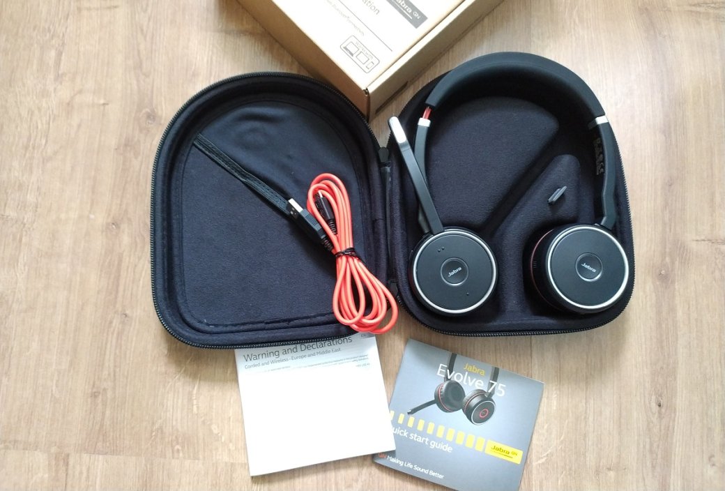 Обзор Jabra Evolve 75: беспроводные наушники для удаленной работы, офиса, игр, кино и музыки — фото 1