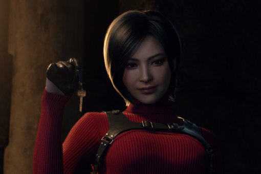 Модель снялась в образе Ады Вонг из ремейка Resident Evil 4