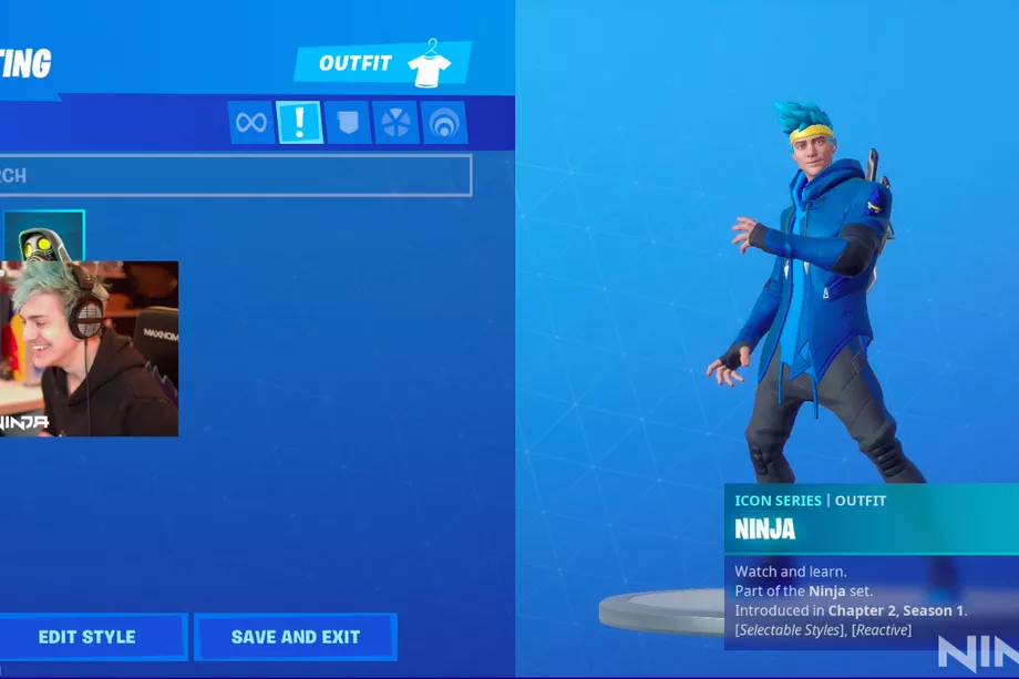 Популярный стример Ninja получил свой скин в Fortnite — фото 1
