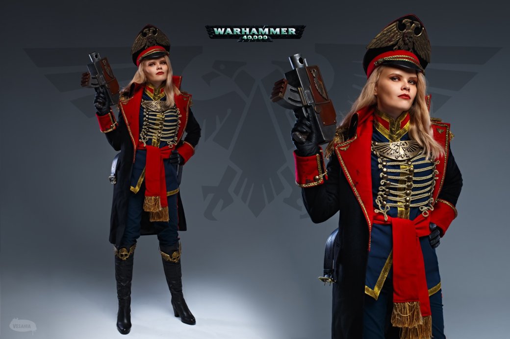 Галерея Модель снялась в эффектном образе комиссара из Warhammer 40K - 9 фото