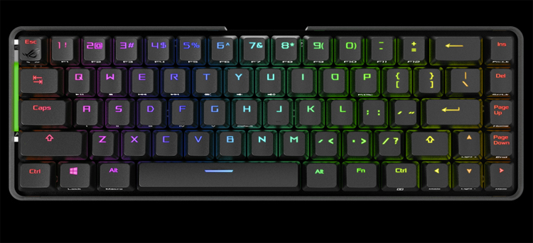 Asus представила компактную беспроводную клавиатуру для геймеров ROG Falchion — фото 1