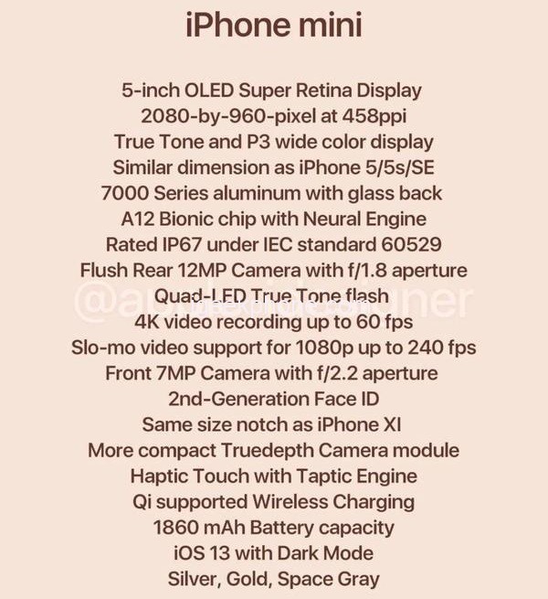 Слух: iPhone mini — новое название iPhone SE 2 — фото 2