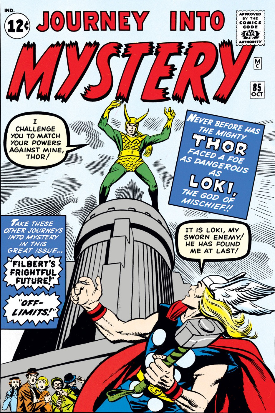Галерея Эволюция Локи в комиксах Marvel — бог обмана, король, Мститель, кандидат в президенты США - 3 фото