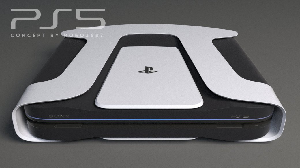 Новые фанатские рендеры PlayStation 5 копируют дизайн официального геймпада DualSense — изображение 4