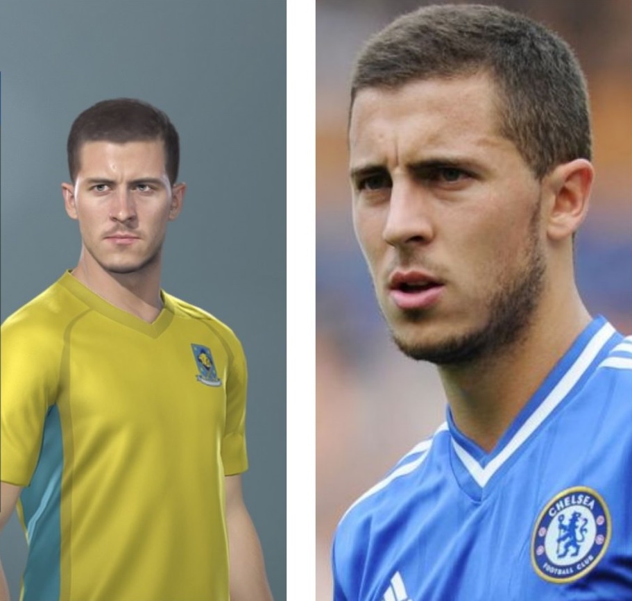 **Так как английская Премьер-Лига в PES не лицензирована, за исключением некоторых клубов, то Эден Азар в игре выступает за FC London, а не за «Челси».**