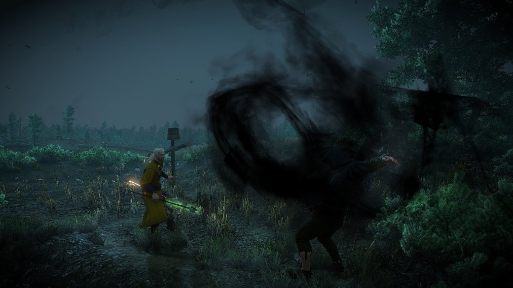 Галерея Мод для The Witcher 3 делает из ведьмака могущественного мага - 3 фото