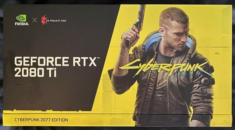Галерея Видеокарту GeForce RTX 2080 Ti Cyberpunk 2077 Edition продают на аукционе за полмиллиона рублей - 2 фото