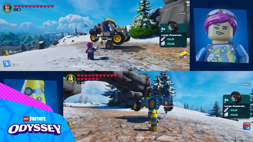 Разработчики LEGO Fortnite Odyssey рассказали о новом обновлении — фото 2