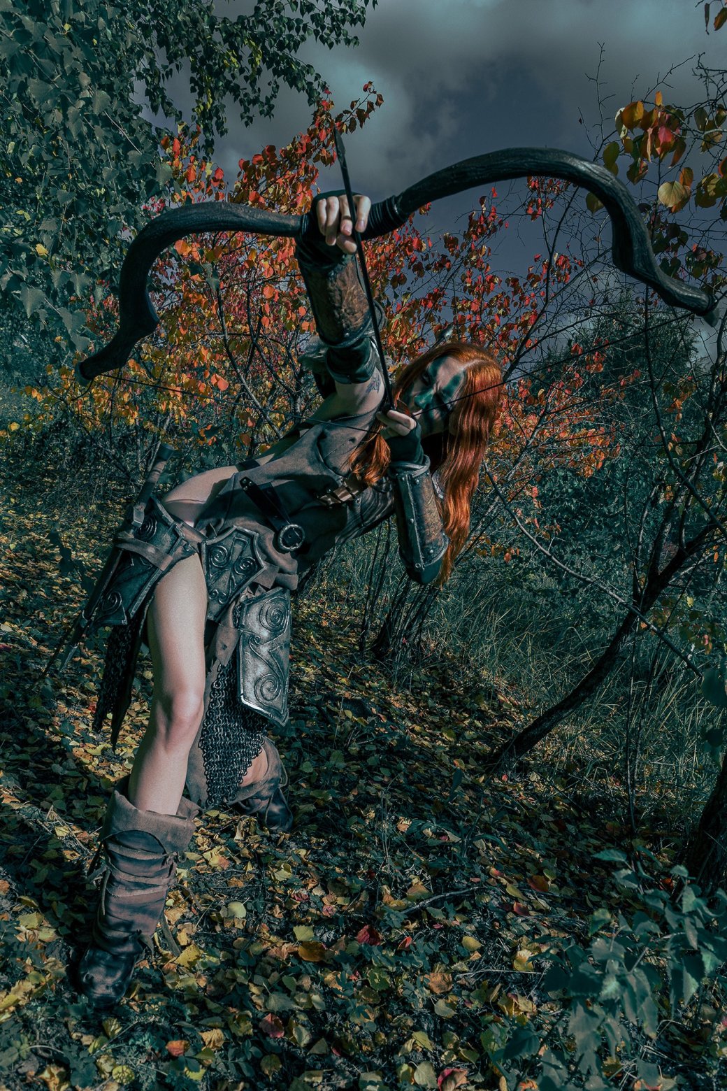 Модель показала атмосферный косплей на Эйлу Охотницу из Elder Scrolls 5 Skyrim — изображение 2