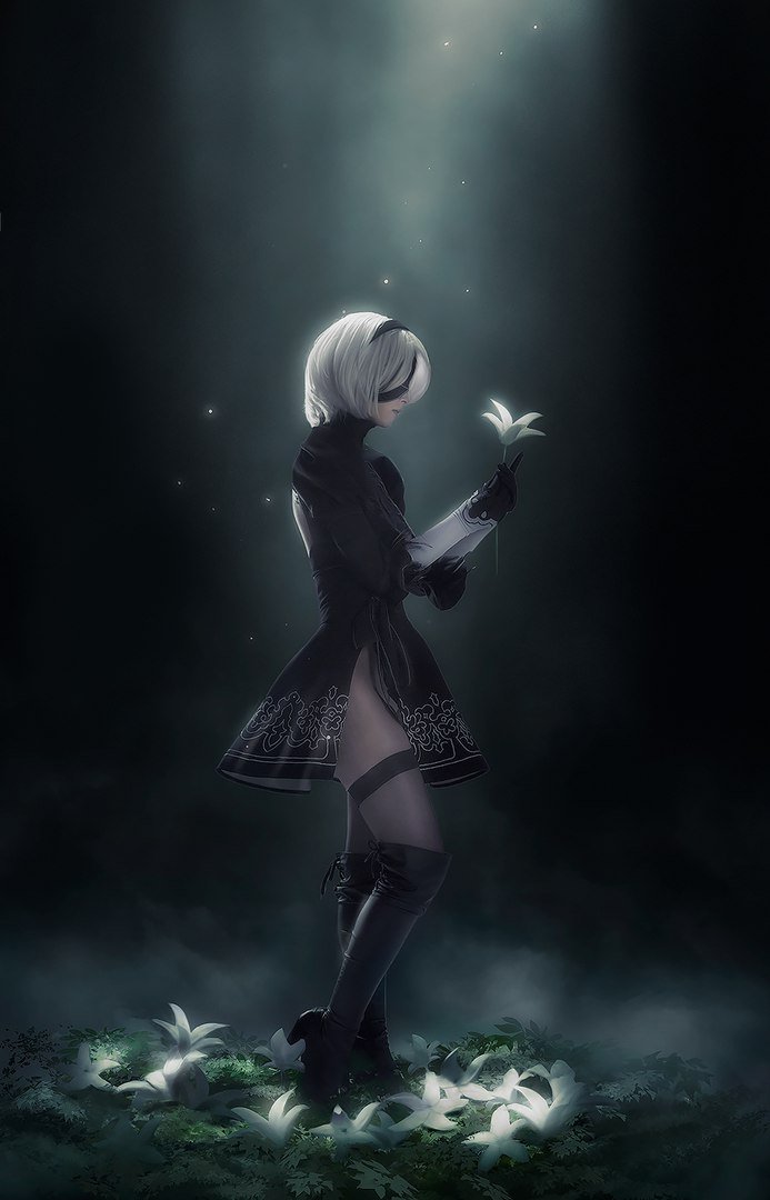 Косплей дня: андроид 2B из NieR: Automata — фото 1