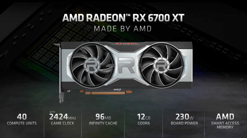 AMD представила видеокарту Radeon RX 6700 XT с 12 ГБ памяти — фото 1