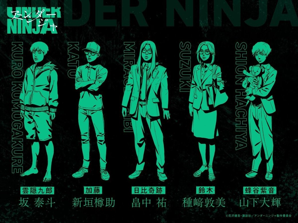 Авторы аниме «Дороро» рассказали об актёрах озвучки нового сериала Under Ninja — фото 1