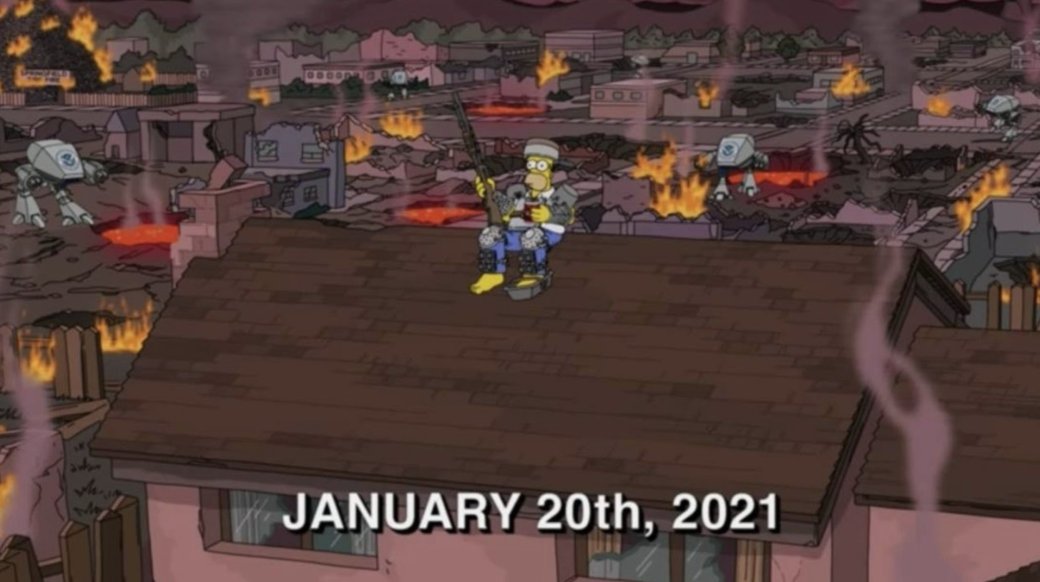 Галерея «Симпсоны» показали 2021 год. Фанаты не хотят верить в предсказание - 2 фото
