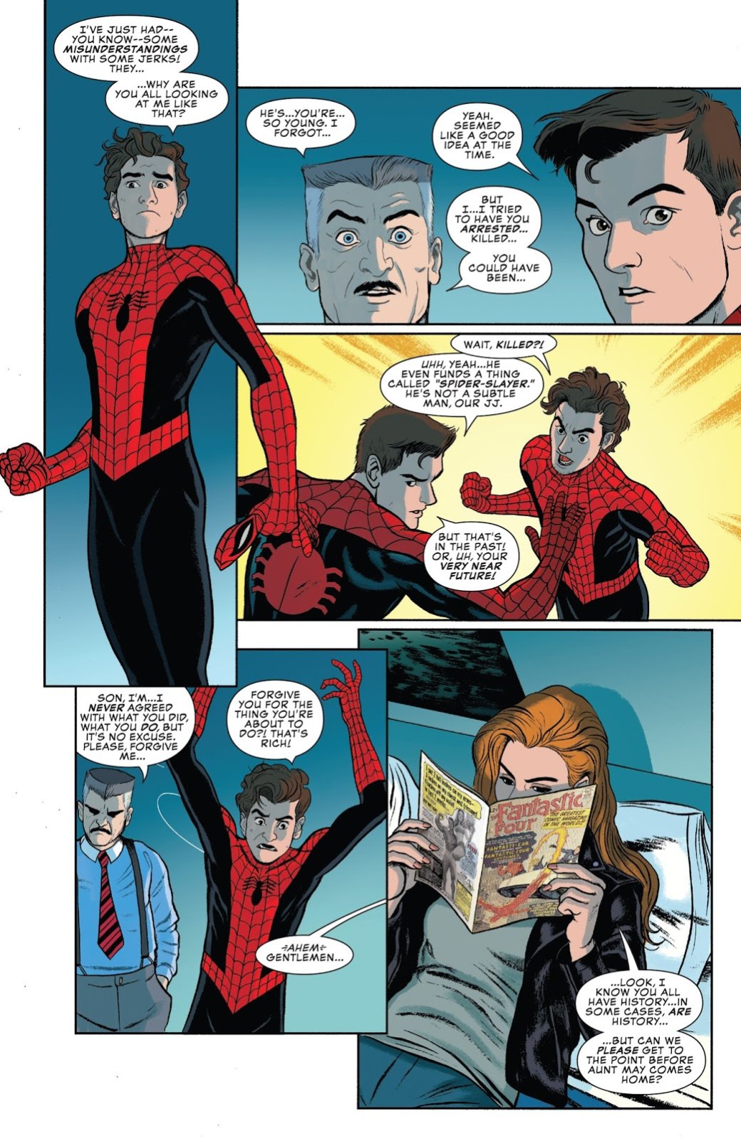 Галерея Зачем читать Spectacular Spider-Man: путешествия во времени, параллельные миры, вторжение пришельцев - 3 фото