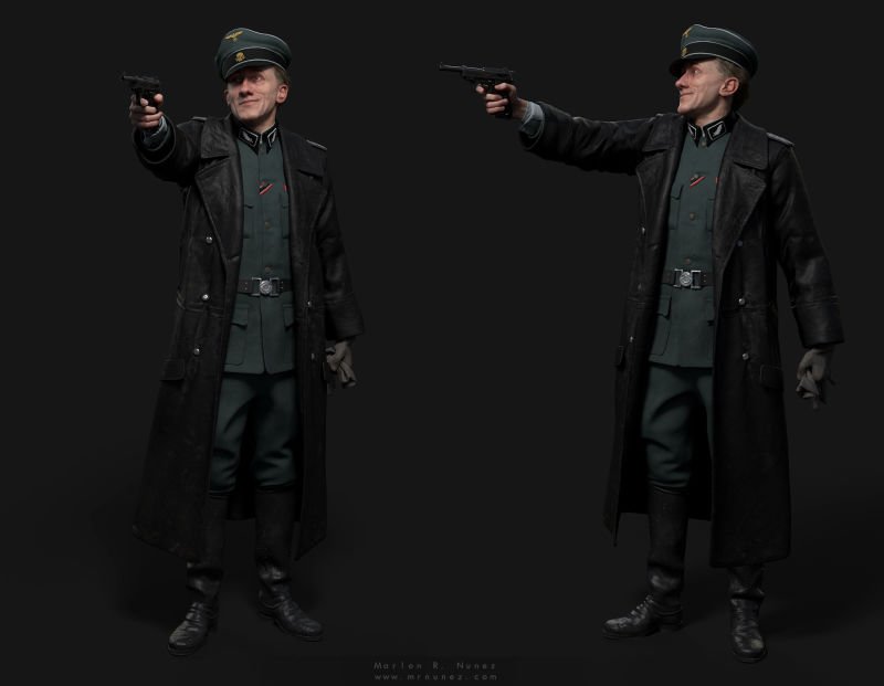 Взгляните на эти шикарные 3D-модели Росомахи, Ганса Ланды и Меган Фокс — фото 12