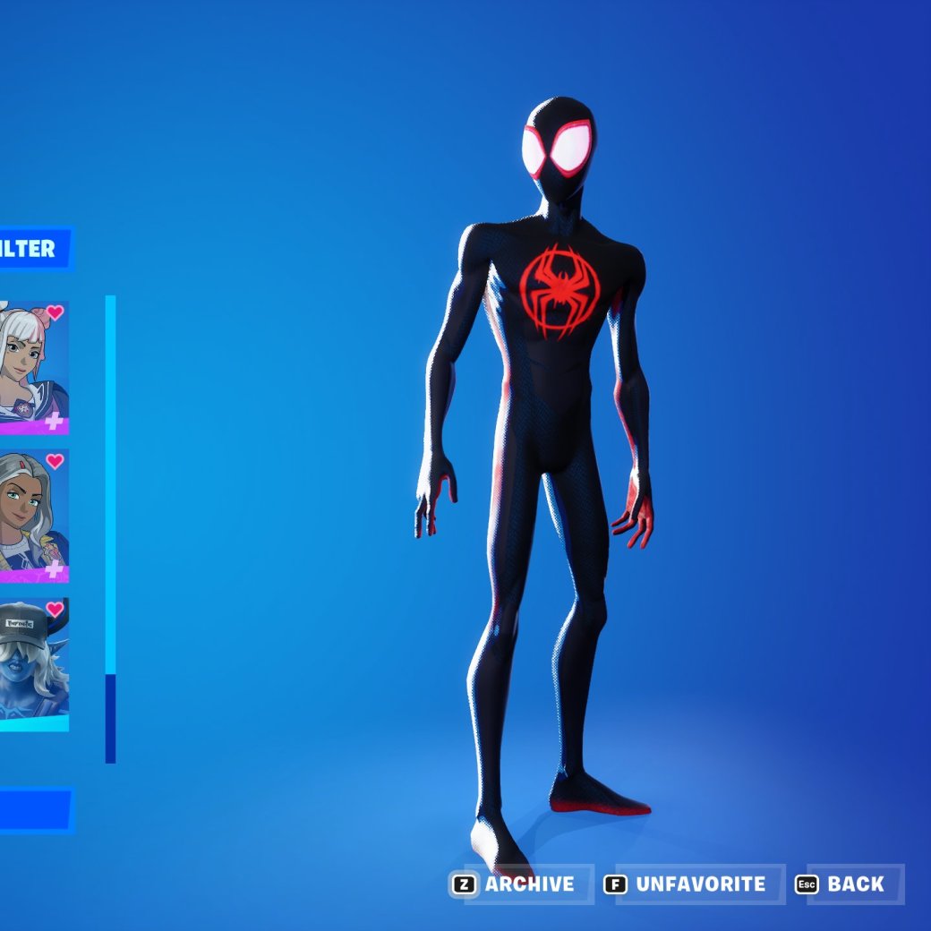 Появились скриншоты коллаба Fortnite и фильма «Человек-паук: Паутина вселенных» — изображение 2