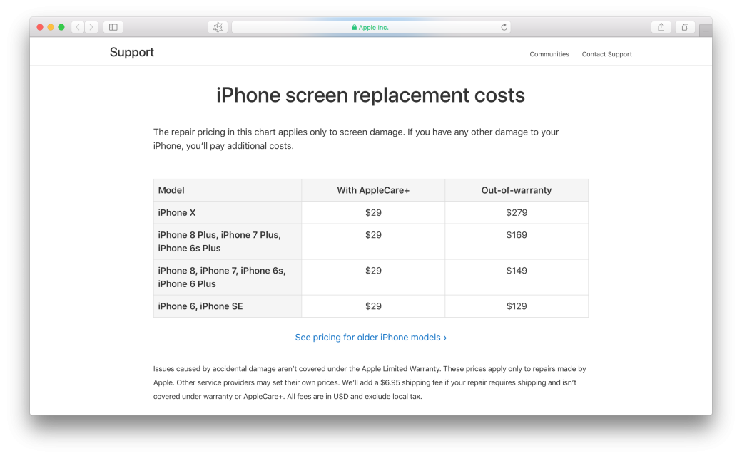 Аккуратно! У iPhone X будет самая дорогая негарантийная замена экрана — фото 1
