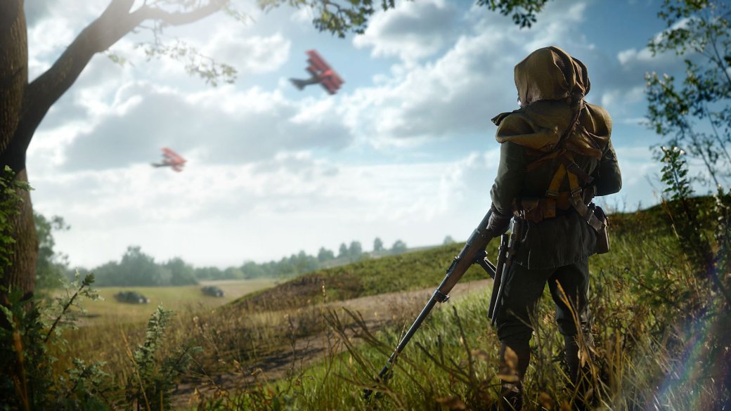 Гифка дня: дикий, дикий парашютист в Battlefield 1 — фото 1
