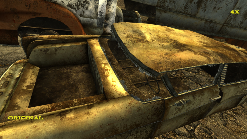 Фанат Fallout: New Vegas улучшил в несколько раз качество текстур в игре с помощью нейросетей — фото 4