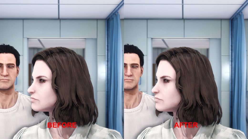 Галерея Этот мод для Fallout 4 добавляет высокополигональные лица персонажам и компаньонам - 1 фото