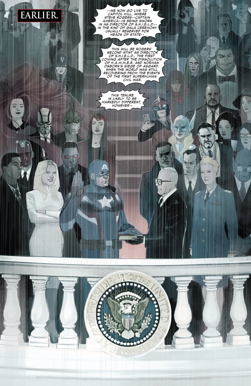 В эпилоге Civil War II Капитан Америка-агент Гидры стал главой ЩИТ — фото 4