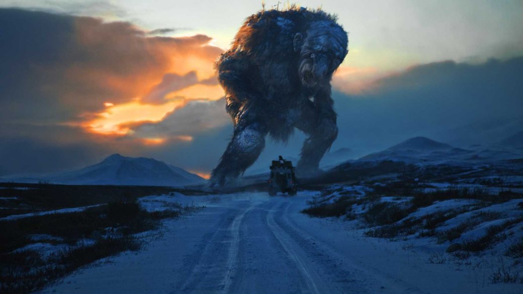 Кадр из фильма «Охотник на троллей» (Trollhunter), 2010.