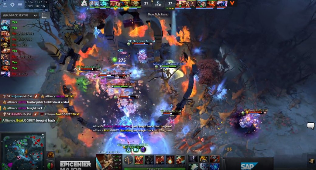 Пара саппортов Alliance уничтожила Virtus.pro в первом матче «мейджора» по Dota 2 — фото 1