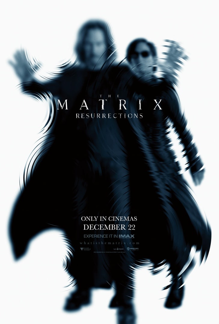 Появился свежий постер «Матрицы: Воскрешение» с Нео и Тринити — фото 1