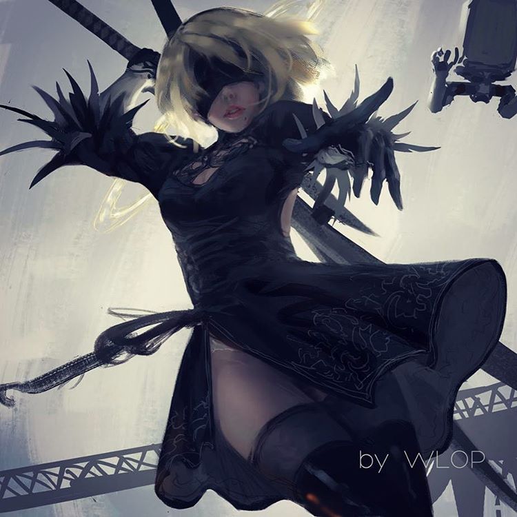 Слишком сексуальна: Интернет сходит с ума от героини Nier: Automata — изображение 14