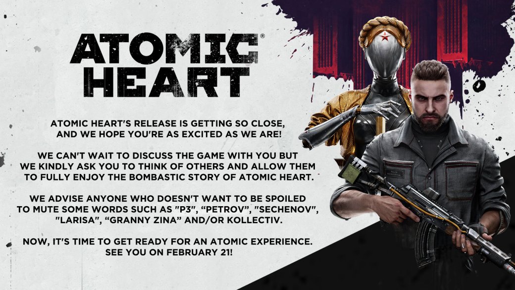 Mundfish предостерегла аудиторию от возможных спойлеров Atomic Heart — фото 1