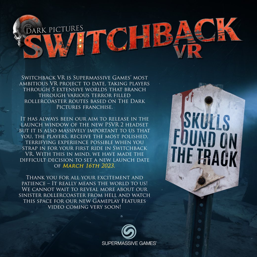 Supermassive Games перенесла релиз The Dark Pictures: Switchback VR — фото 1