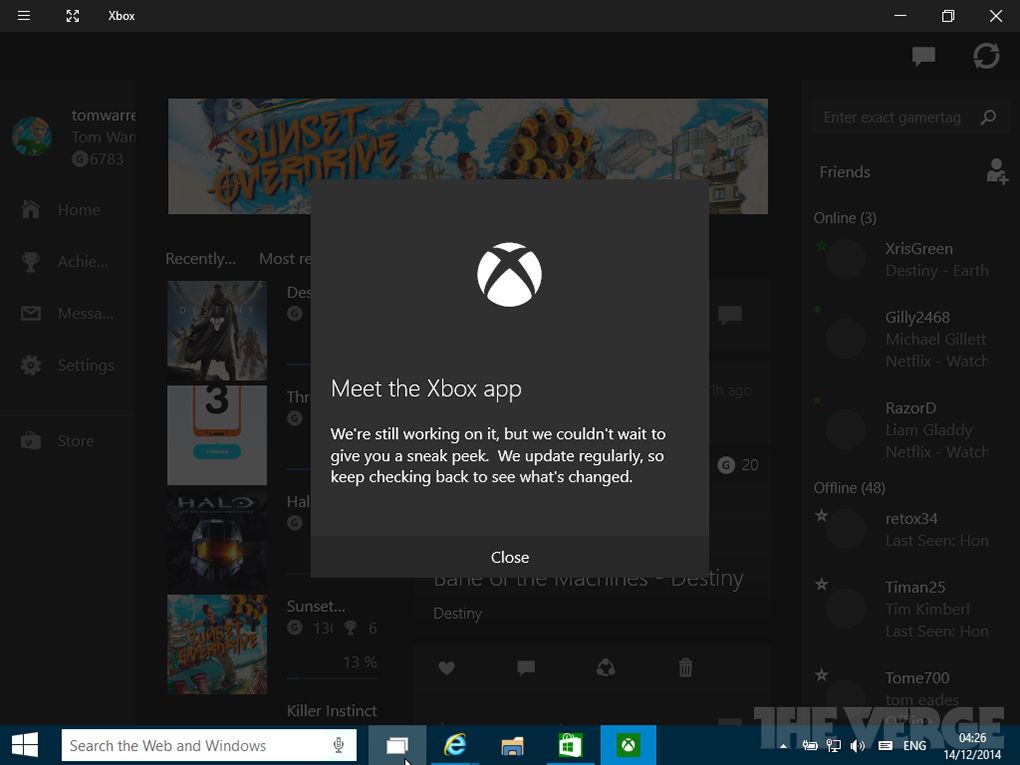 Галерея В Windows 10 появится приложение Xbox - 2 фото