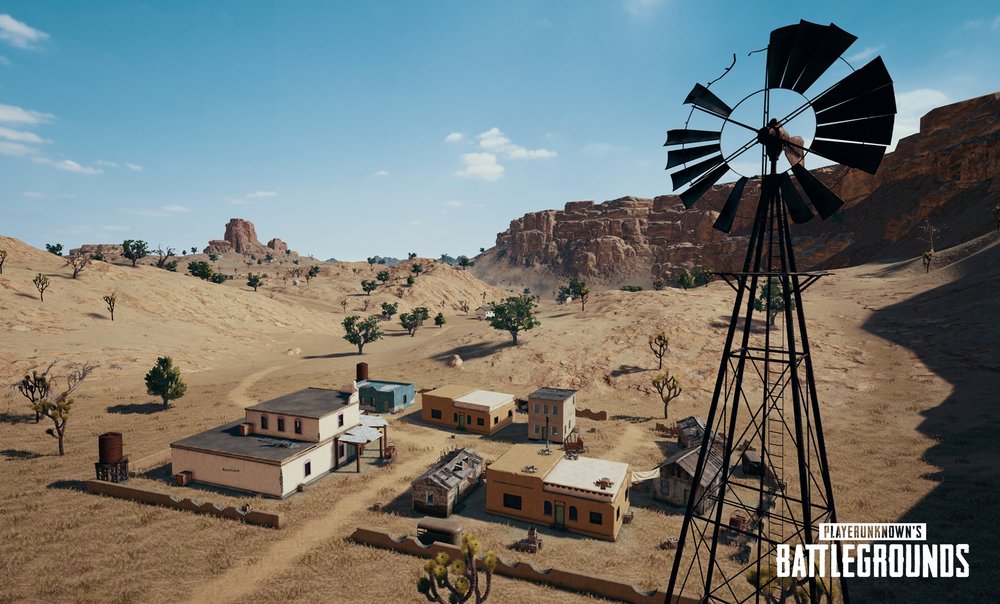 Официально: ландшафт пустынной карты Мирамар в PUBG — фото 1