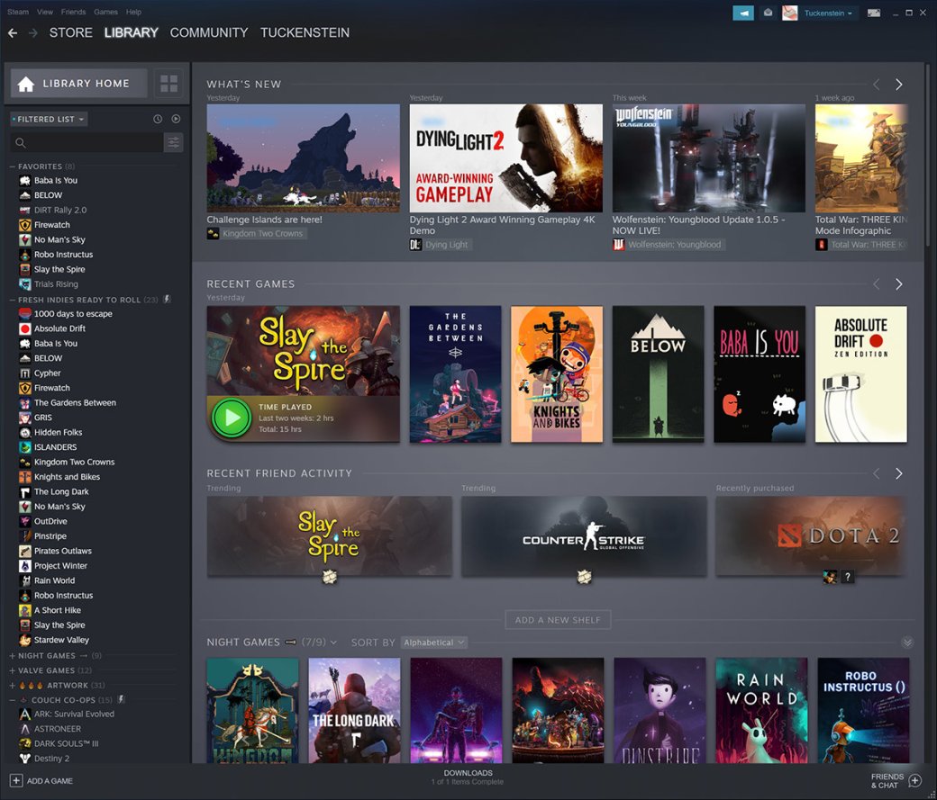 Тестирование новой библиотеки Steam начнется уже скоро — фото 1