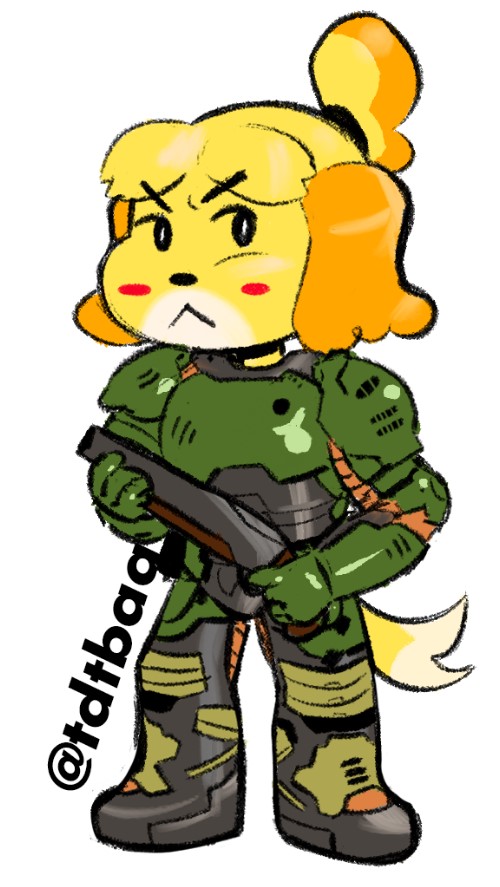 Милая парочка: фанаты создали кроссовер Doom и Animal Crossing — изображение 5